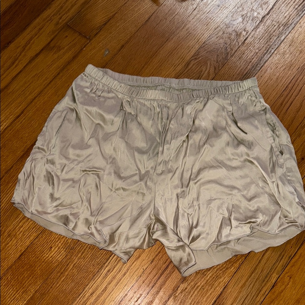 Chaser Tan Athletic Shorts Lightweight Stretchy Design